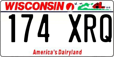 WI license plate 174XRQ