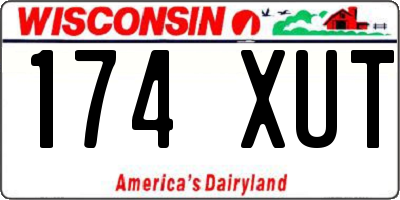 WI license plate 174XUT