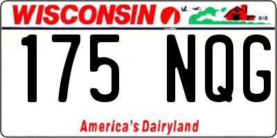 WI license plate 175NQG