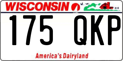 WI license plate 175QKP