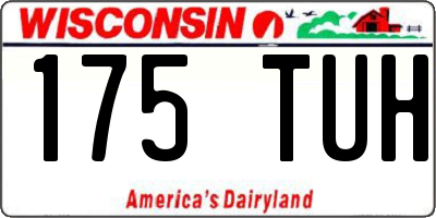 WI license plate 175TUH