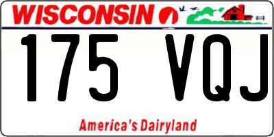 WI license plate 175VQJ