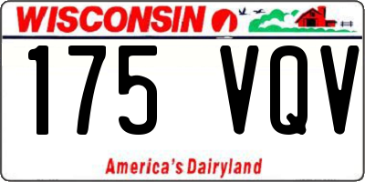 WI license plate 175VQV