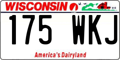 WI license plate 175WKJ