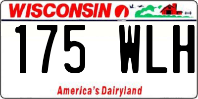 WI license plate 175WLH