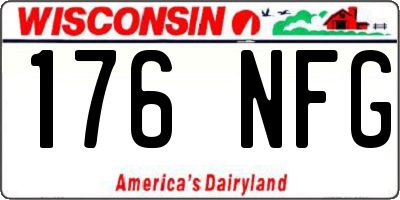 WI license plate 176NFG