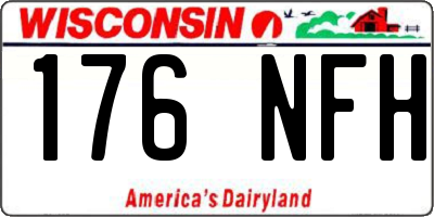 WI license plate 176NFH