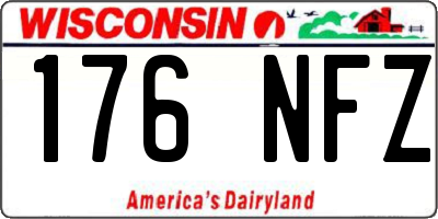 WI license plate 176NFZ