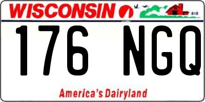 WI license plate 176NGQ