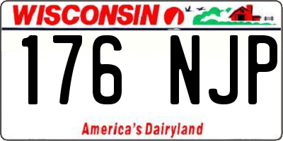 WI license plate 176NJP