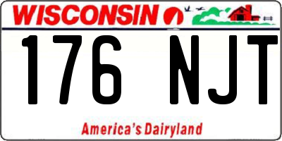WI license plate 176NJT
