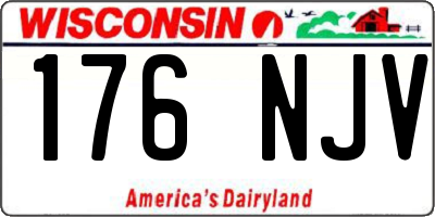 WI license plate 176NJV