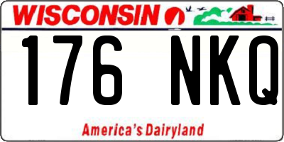 WI license plate 176NKQ