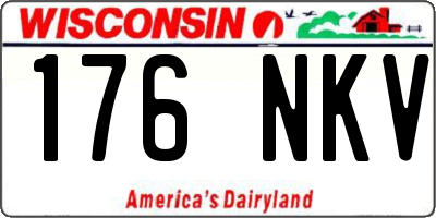 WI license plate 176NKV
