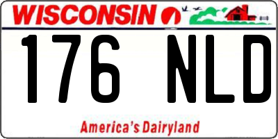 WI license plate 176NLD
