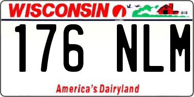 WI license plate 176NLM