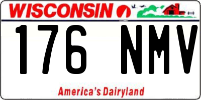 WI license plate 176NMV