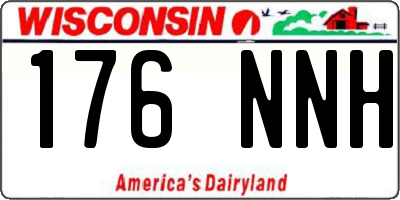 WI license plate 176NNH