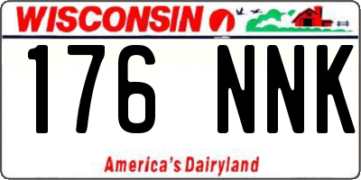 WI license plate 176NNK