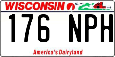 WI license plate 176NPH
