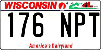 WI license plate 176NPT