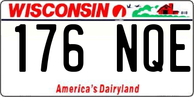 WI license plate 176NQE