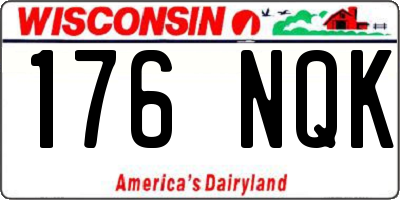 WI license plate 176NQK