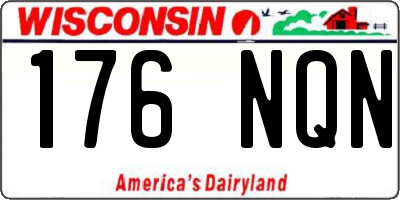 WI license plate 176NQN