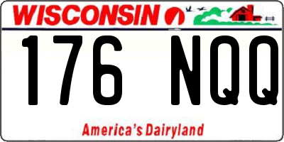WI license plate 176NQQ