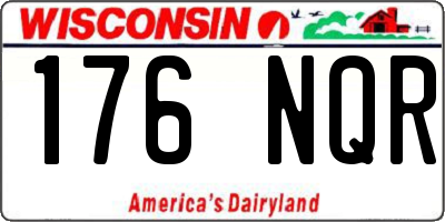 WI license plate 176NQR