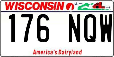 WI license plate 176NQW