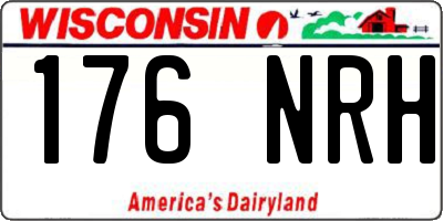 WI license plate 176NRH