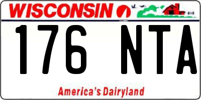 WI license plate 176NTA