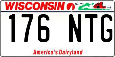 WI license plate 176NTG