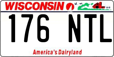WI license plate 176NTL