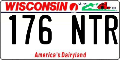 WI license plate 176NTR