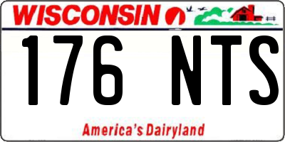 WI license plate 176NTS