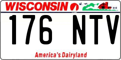 WI license plate 176NTV