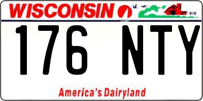 WI license plate 176NTY