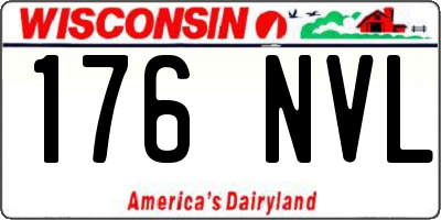 WI license plate 176NVL