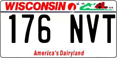 WI license plate 176NVT