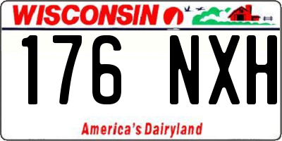WI license plate 176NXH