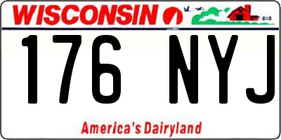 WI license plate 176NYJ