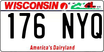 WI license plate 176NYQ