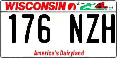 WI license plate 176NZH