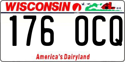 WI license plate 176OCQ