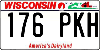 WI license plate 176PKH