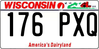 WI license plate 176PXQ