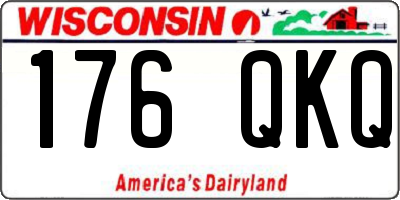WI license plate 176QKQ