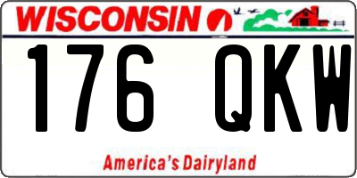 WI license plate 176QKW